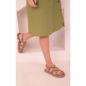 soho women`s gold sandals 14737 σε προσφορά