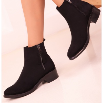 soho women`s black suede boots  σε προσφορά