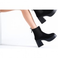 capone outfitters capone ankle-length women`s boots with zipper in the side, suede platform heels.