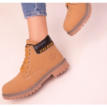 soho mustard yellow women`s boots  σε προσφορά