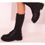  soho black women`s boots 16675