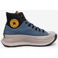  converse mens ankle sneakers black and blue with suede details convers - men