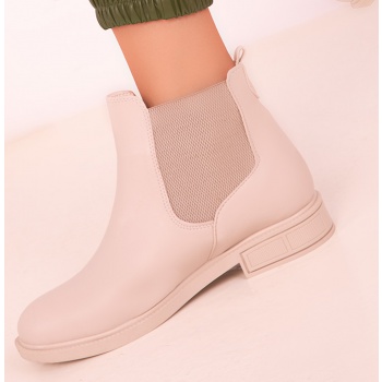 soho beige women`s boots & booties 18357