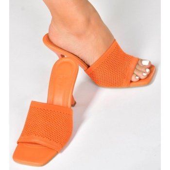 fox shoes women`s orange tricot fabric σε προσφορά