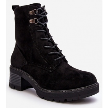 women`s lace-up low heel ankle boots σε προσφορά