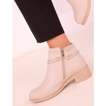 soho beige women`s boots & booties 15384 σε προσφορά