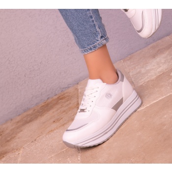 soho white women`s wedge sports shoes σε προσφορά