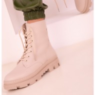  soho beige women`s boots & booties 18356