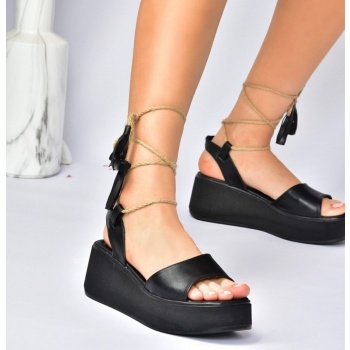 fox shoes women`s black chunky-soled σε προσφορά