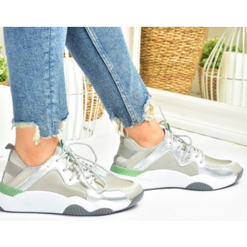 fox shoes gray fabric women`s sneakers σε προσφορά