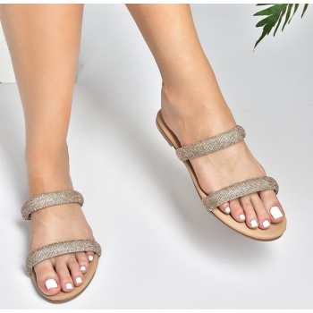 fox shoes tan/bronze women`s slippers σε προσφορά