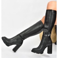  fox shoes women`s black high heeled boots