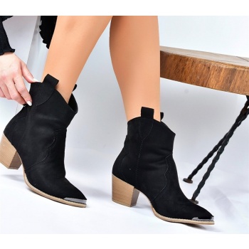 fox shoes black suede women`s boots σε προσφορά