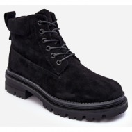  suede trappers insulated ankle boots black alden