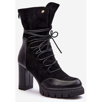 women`s high-heeled ankle boots with σε προσφορά