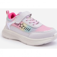 girls` velcro sports shoes multicolor adriney