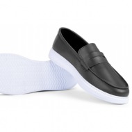  ducavelli trim genuine leather men`s casual shoes. loafers, lightweight shoes, summer shoes black.