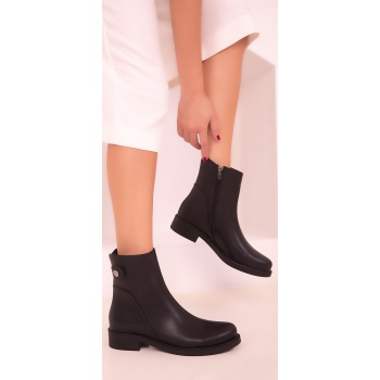 soho women`s black boots & booties 18424