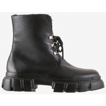 black women`s leather ankle boots högl σε προσφορά