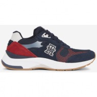  red and blue mens sneakers tommy hilfiger - men