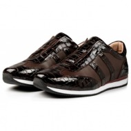  ducavelli swanky genuine leather men`s casual shoes brown