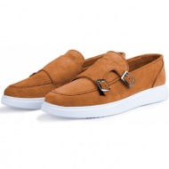  ducavelli airy genuine leather and suede men`s casual shoes, suede loafers, summer shoes tan.