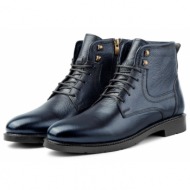 ducavelli rico men`s boots from genuine leather with lace-up rubber sole, lace-up boots.