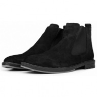 ducavelli york genuine leather and suede anti-slip sole chelsea casual boots.