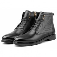  ducavelli rico men`s boots from genuine leather with lace-up rubber sole, lace-up boots.