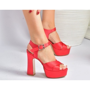 fox shoes women`s red satin fabric σε προσφορά
