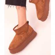  soho tan women`s suede boots & booties 18351