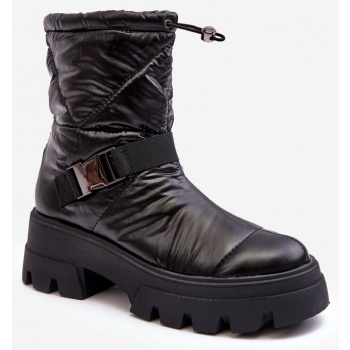 women`s ankle boots with a massive sole σε προσφορά