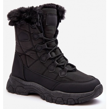 women`s snow boots with fur and zipper σε προσφορά