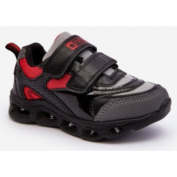 children`s leather sports shoes black σε προσφορά