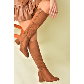 fox shoes tan and suede women`s low σε προσφορά