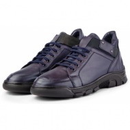  ducavelli flex genuine leather men`s boots with lace-up elastic rubber sole.
