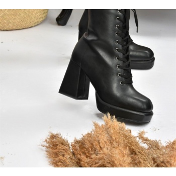 fox shoes women`s black platform heeled σε προσφορά