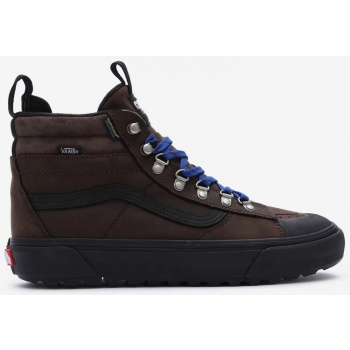 brown men`s ankle winter sneakers vans σε προσφορά