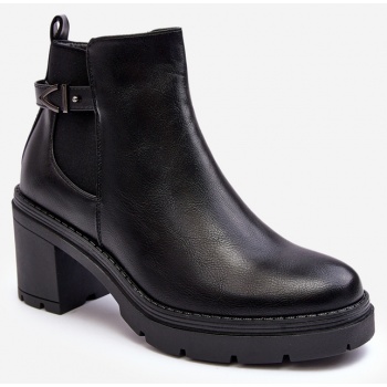 women`s leather ankle boots with σε προσφορά