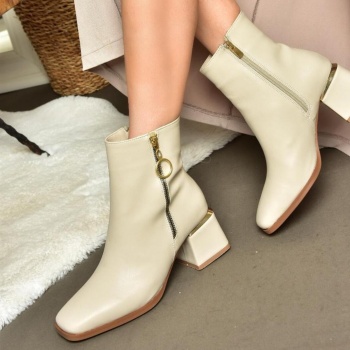 fox shoes beige women`s thick heeled σε προσφορά