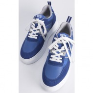  marjin men`s sneakers thick sole lace-up sneakers vetur royal.