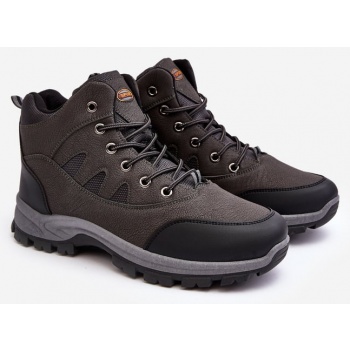 men`s classic trekking boots grey