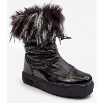 women`s snow boots with black big star σε προσφορά