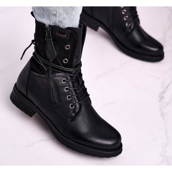 women`s ankle boots - black perfecto σε προσφορά