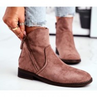  women`s ankle boots insulated khaki plemmi