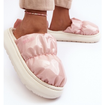 shiny women`s slippers pink big star σε προσφορά