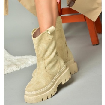 fox shoes r267710302 beige suede σε προσφορά