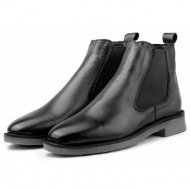  ducavelli edinburgh genuine leather anti-slip sole chelsea daily boots navy blue.