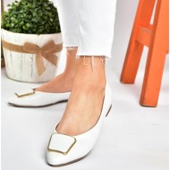  fox shoes p726776309 white women`s flats with buckles accessory