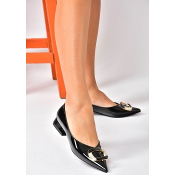 fox shoes black patent leather low σε προσφορά